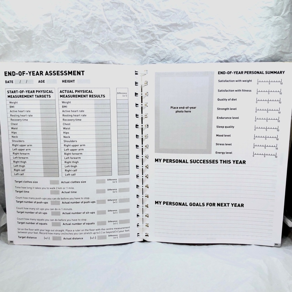 Book: DIET AND EXERCISE DIARY The perfect tool for health, weight loss, fitness - Picture 16 of 16